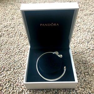 Pandora Moments Moon & Stars Open Bangle